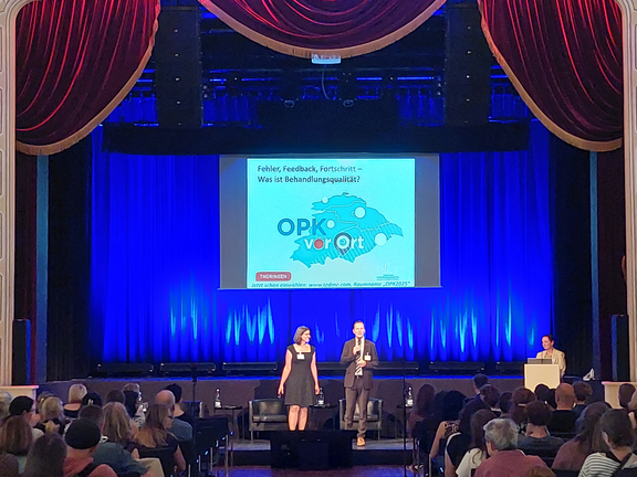 Blick auf die Bühne